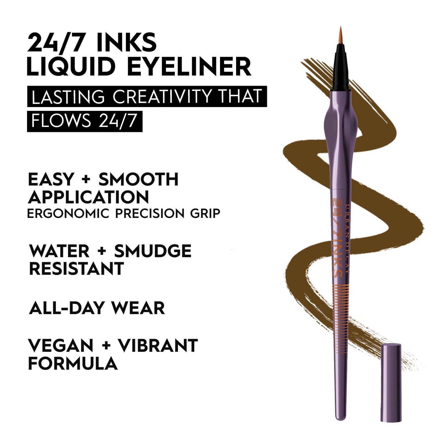 Жидкая подводка для глаз 24/7 Inks Easy Ergonomic — фото 4