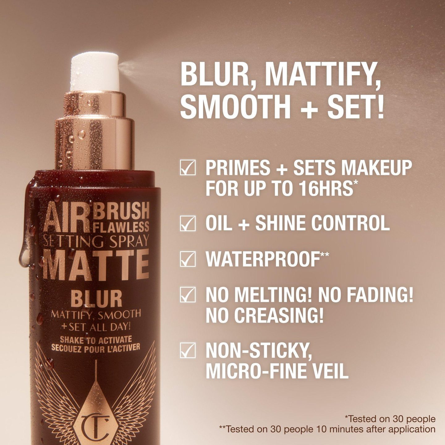 Спрей для фиксации макияжа Airbrush Flawless Matte — фото 5