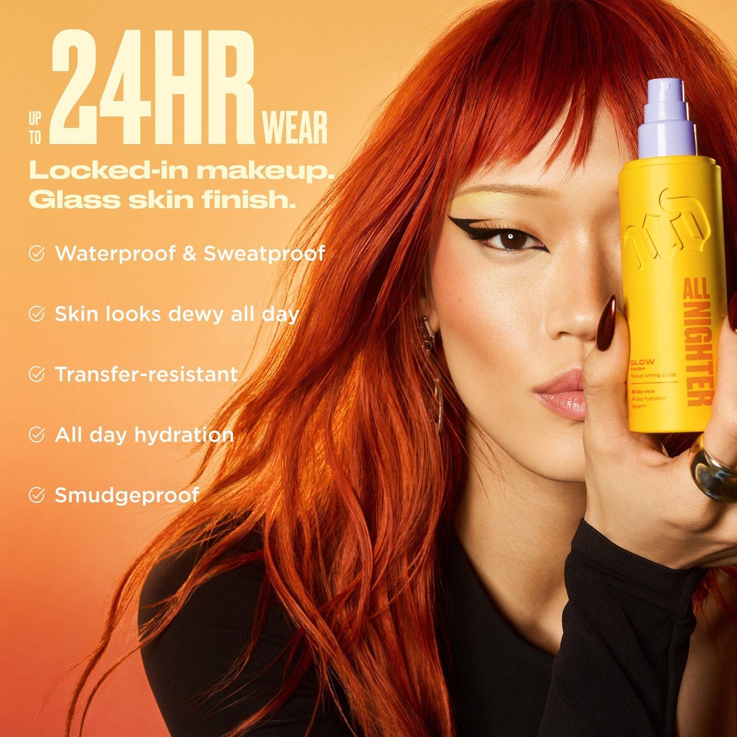 Спрей для фиксации макияжа All Nighter Waterproof Glow — фото 5