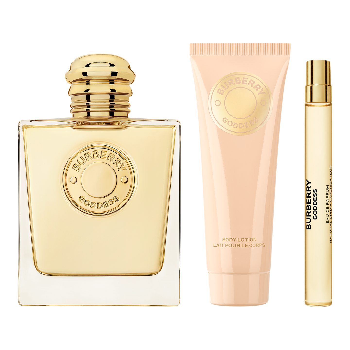 Набор подарочный Burberry Goddess Eau de Parfum и Лосьон для тела (3 предмета) — фото 2