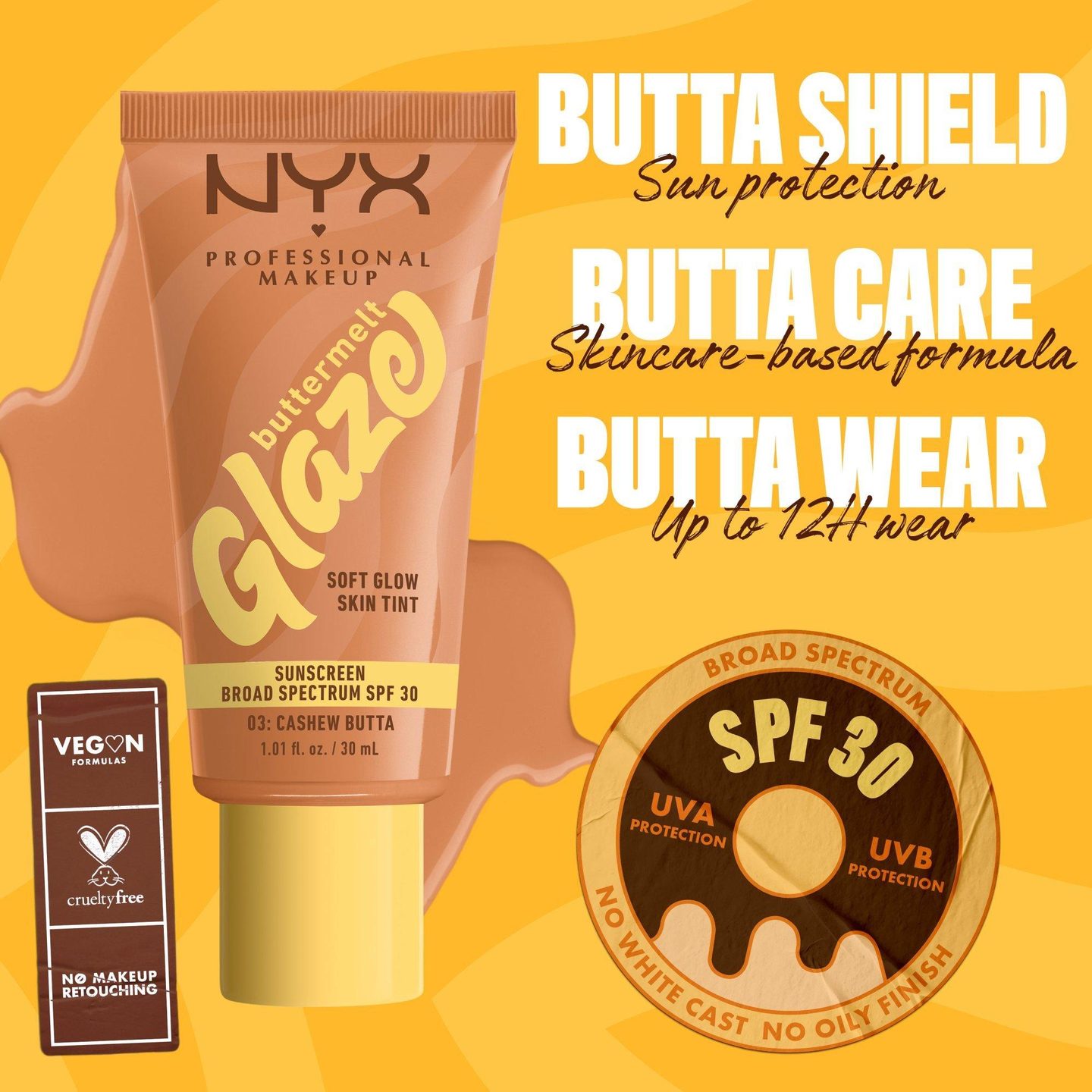Тональный крем Buttermelt Glaze Skin Tint SPF 30 — фото 7
