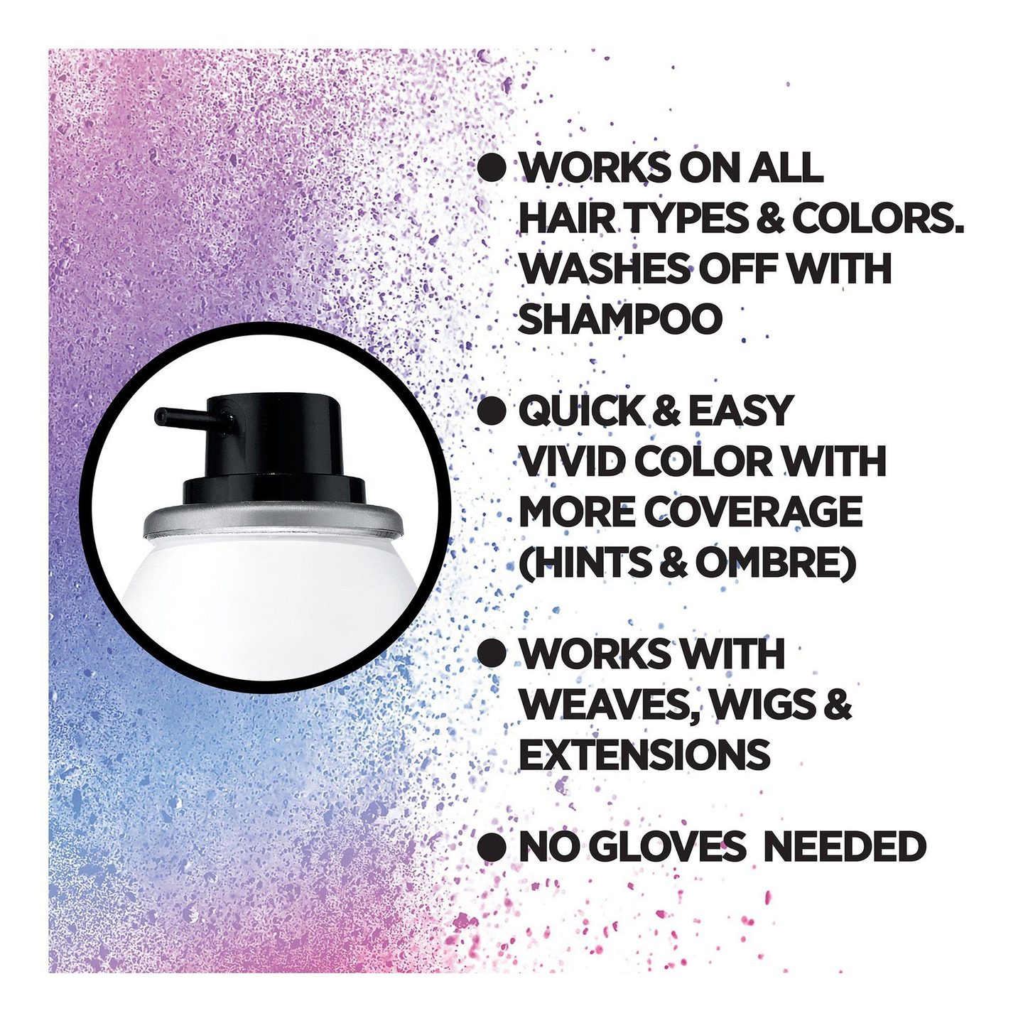 Временная краска для волос Colorista Hair Makeup 1-Day Spray — фото 3