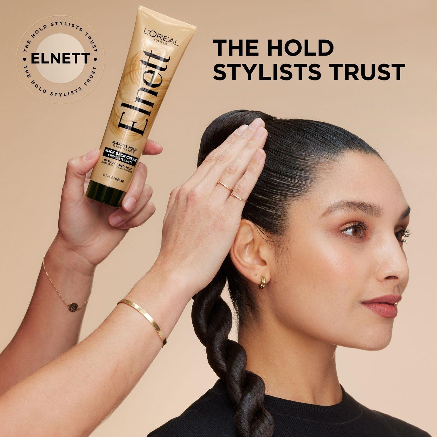 Крем для укладки Elnett Anti-Frizz Slick Back с гибкой фиксацией — фото 2