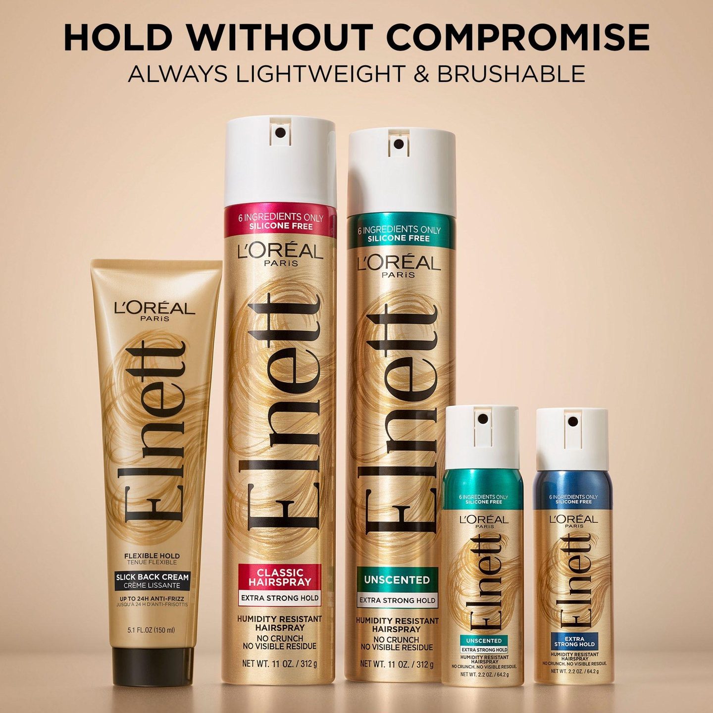 Крем для укладки Elnett Anti-Frizz Slick Back с гибкой фиксацией — фото 6