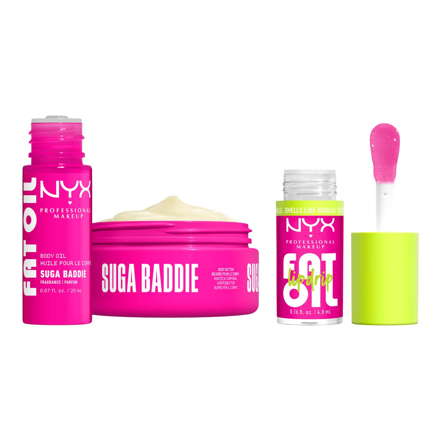 Набор для губ и тела Fat Oil - Suga Baddie — фото 3