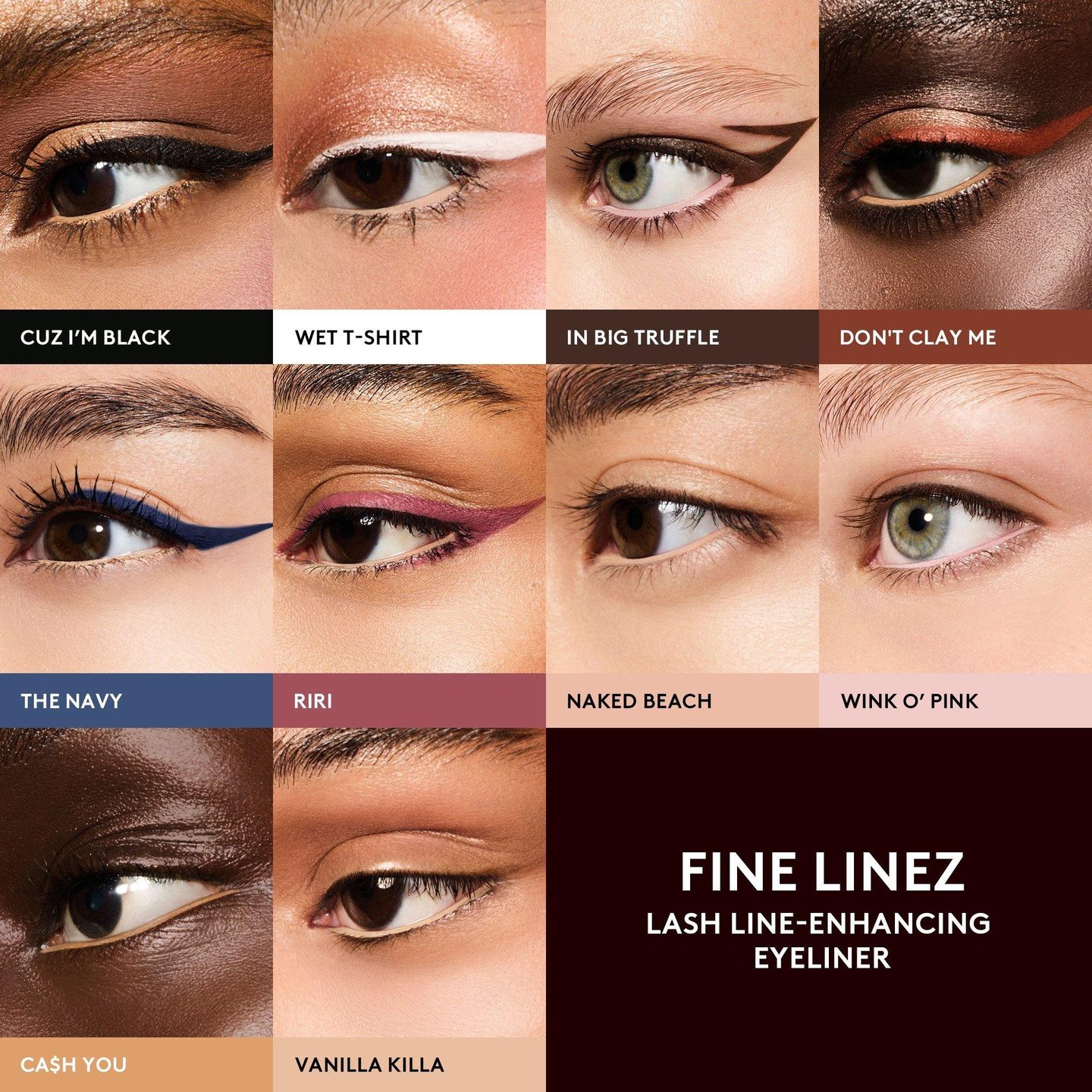 Подводка для глаз Fine Linez с эффектом увеличения ресниц — фото 4