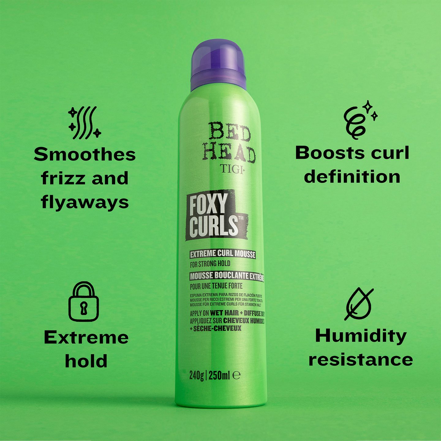 Мусс для кудрявых волос Foxy Curls с сильной фиксацией — фото 3