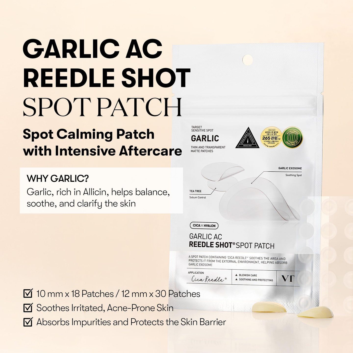 Патч для точечного применения Garlic AC Reedle Shot Spot — фото 2