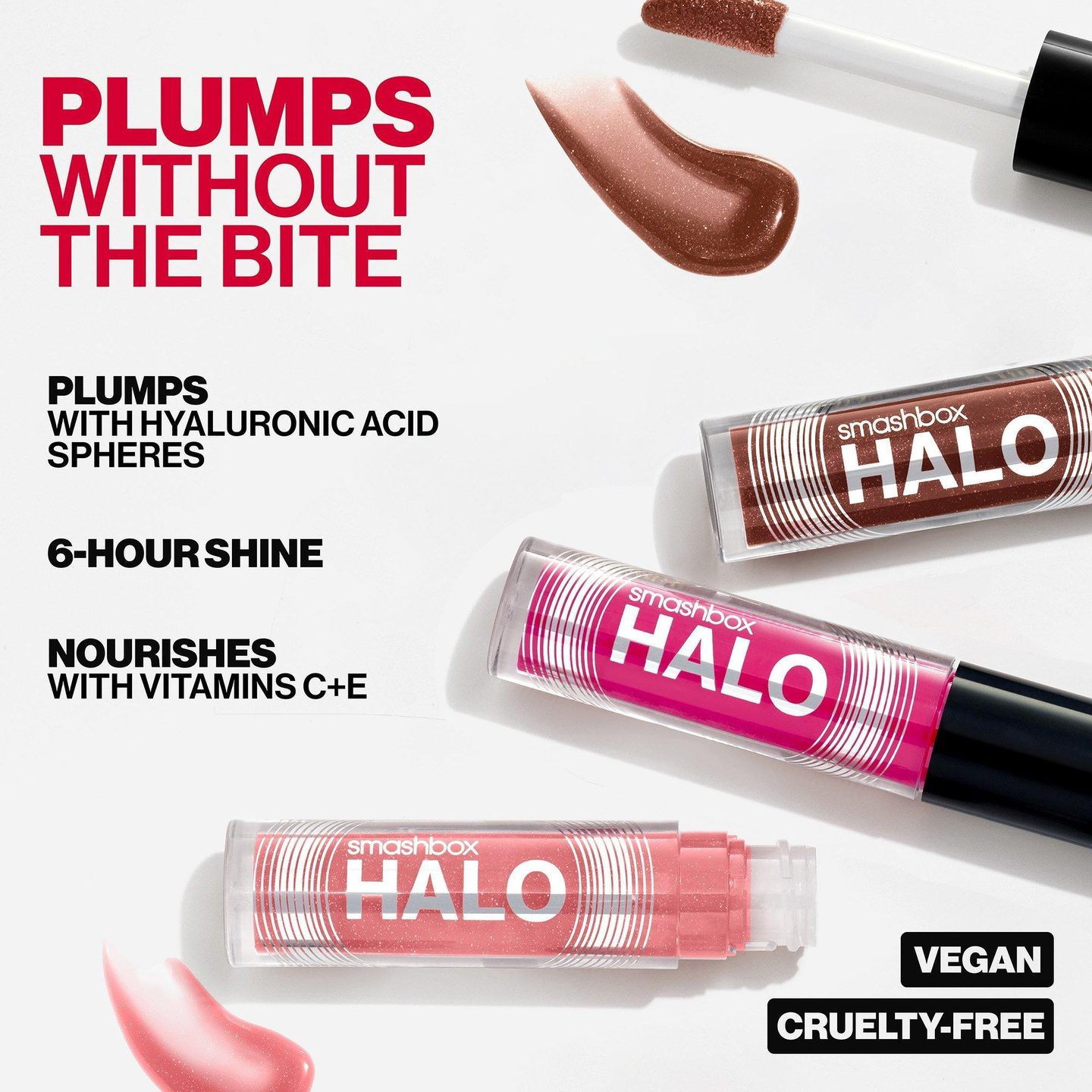 Глосс для губ Halo Plump + Glow с гиалуроновой кислотой — фото 6
