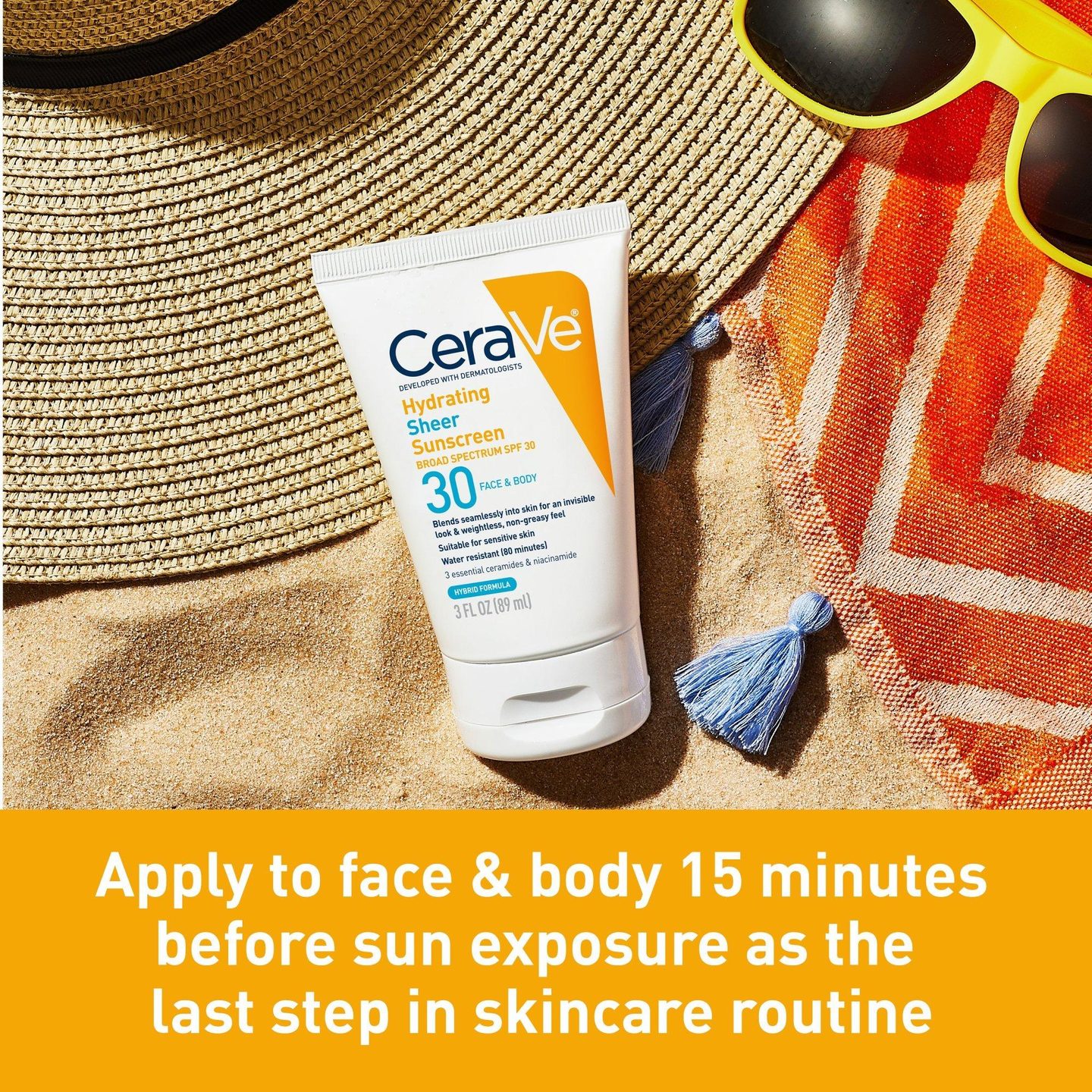 Увлажняющий легкий солнцезащитный крем SPF 30 для лица и тела — фото 3