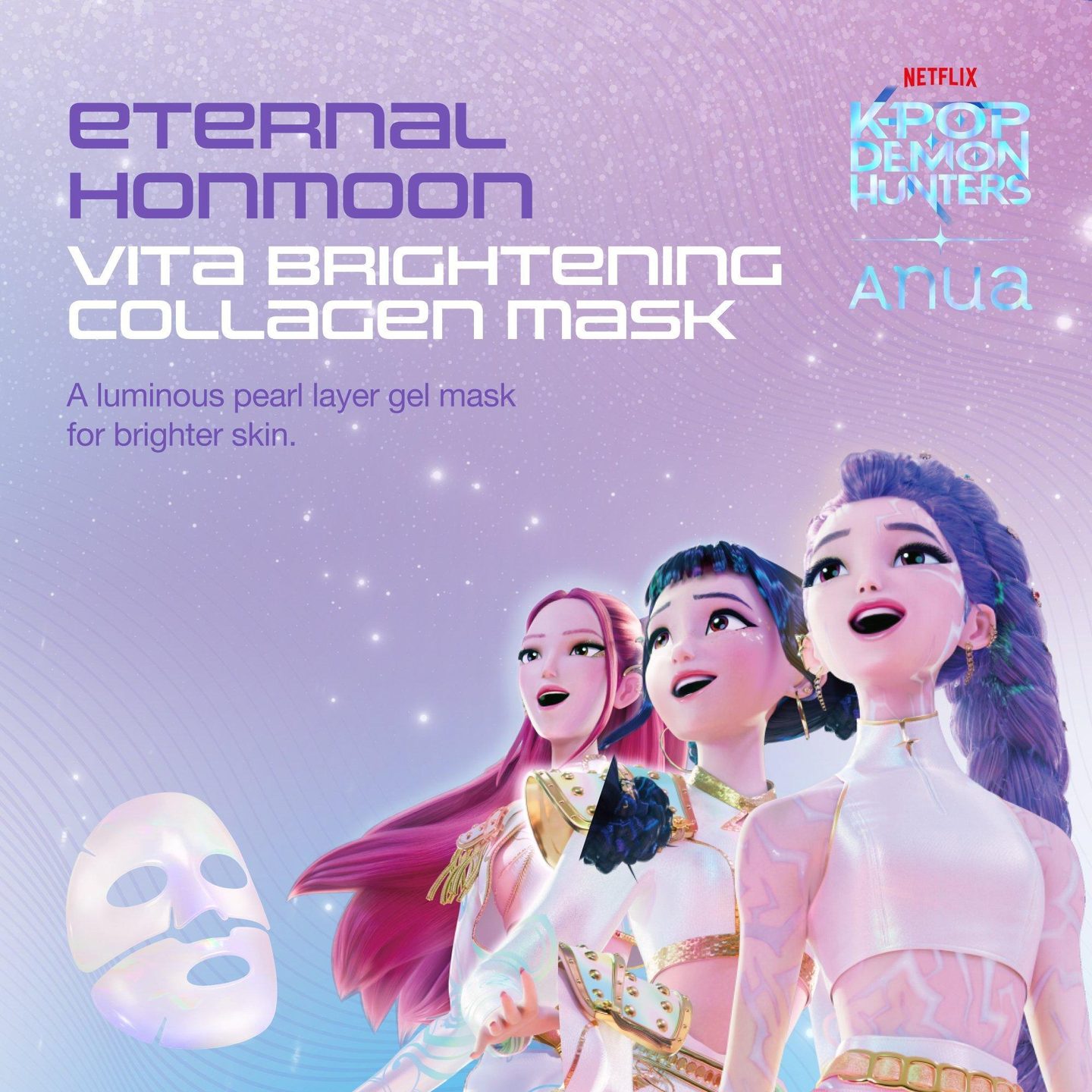 Маска для лица KPop Demon Hunters Vita Brightening Collagen — фото 2