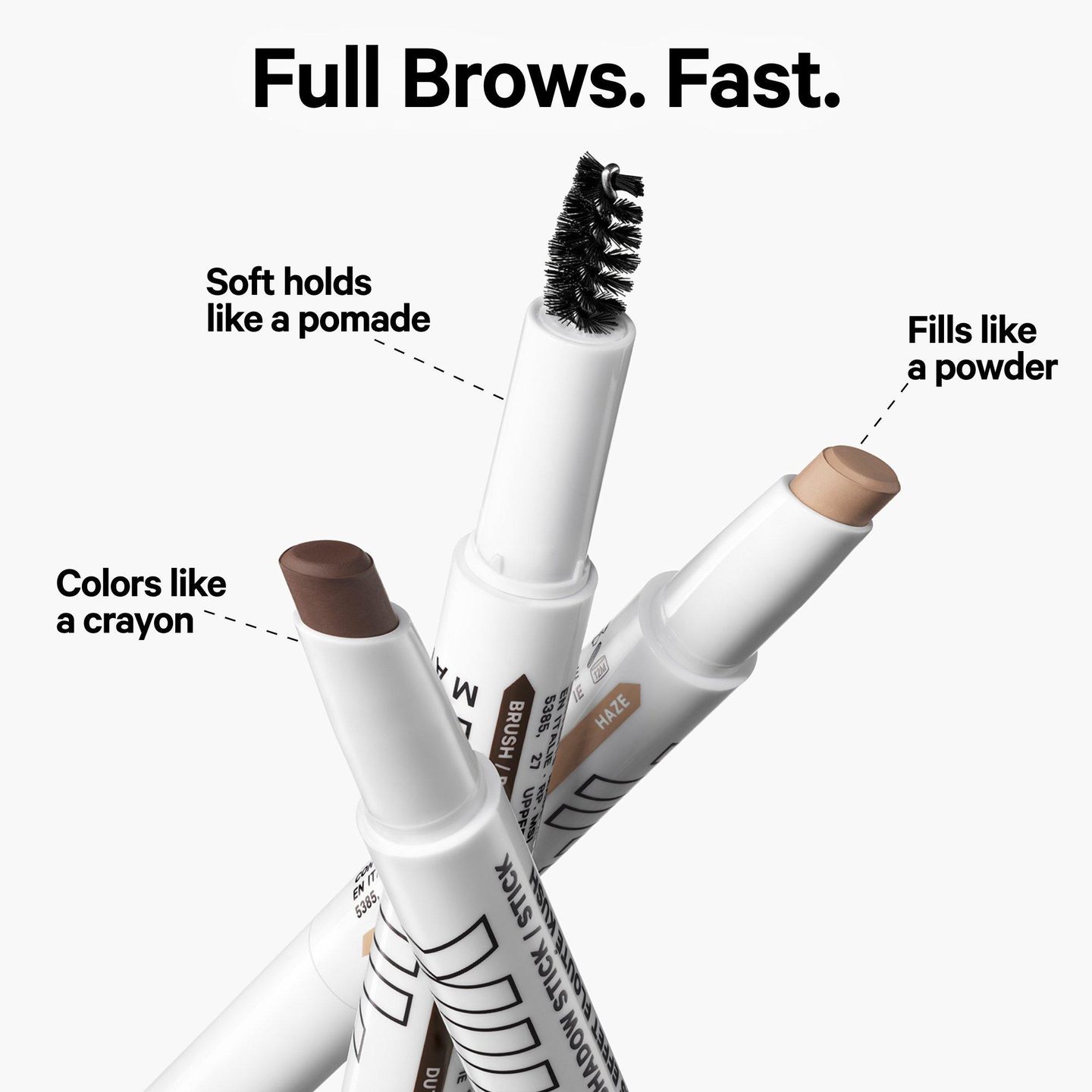 Водостойкий карандаш для бровей KUSH Brow Shadow Stick — фото 9