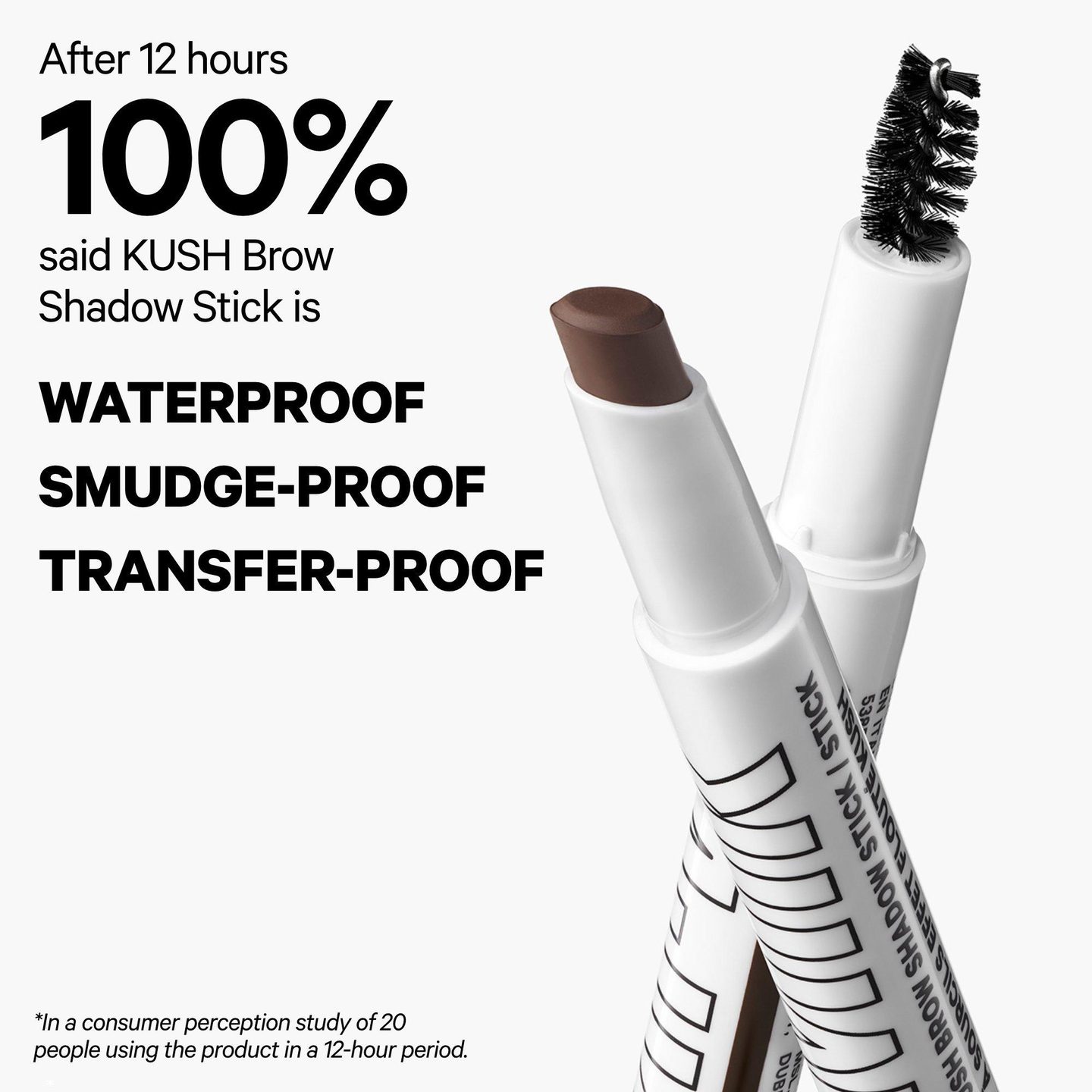 Водостойкий карандаш для бровей KUSH Brow Shadow Stick — фото 7