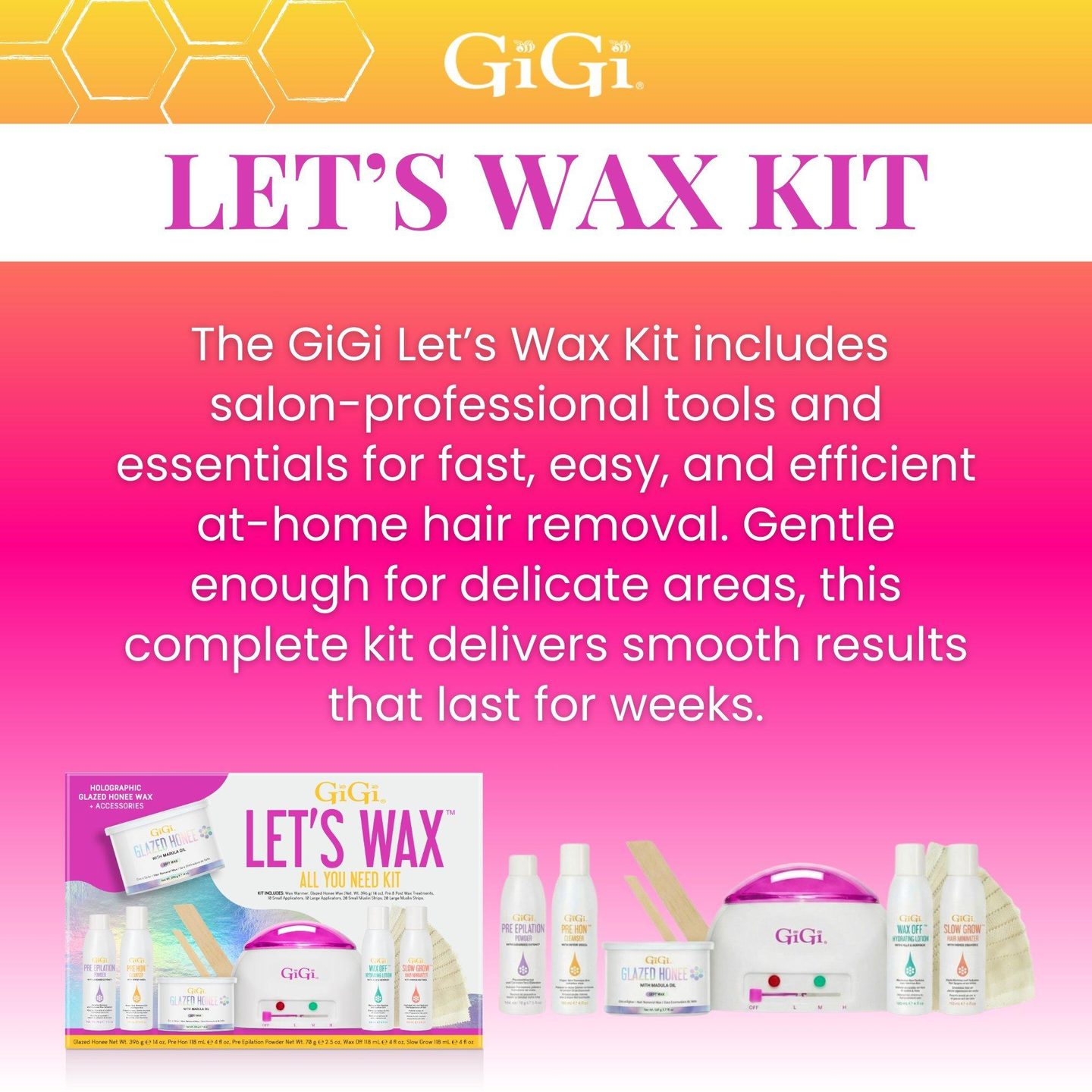 LET'S WAX Набор для восковой эпиляции — фото 3