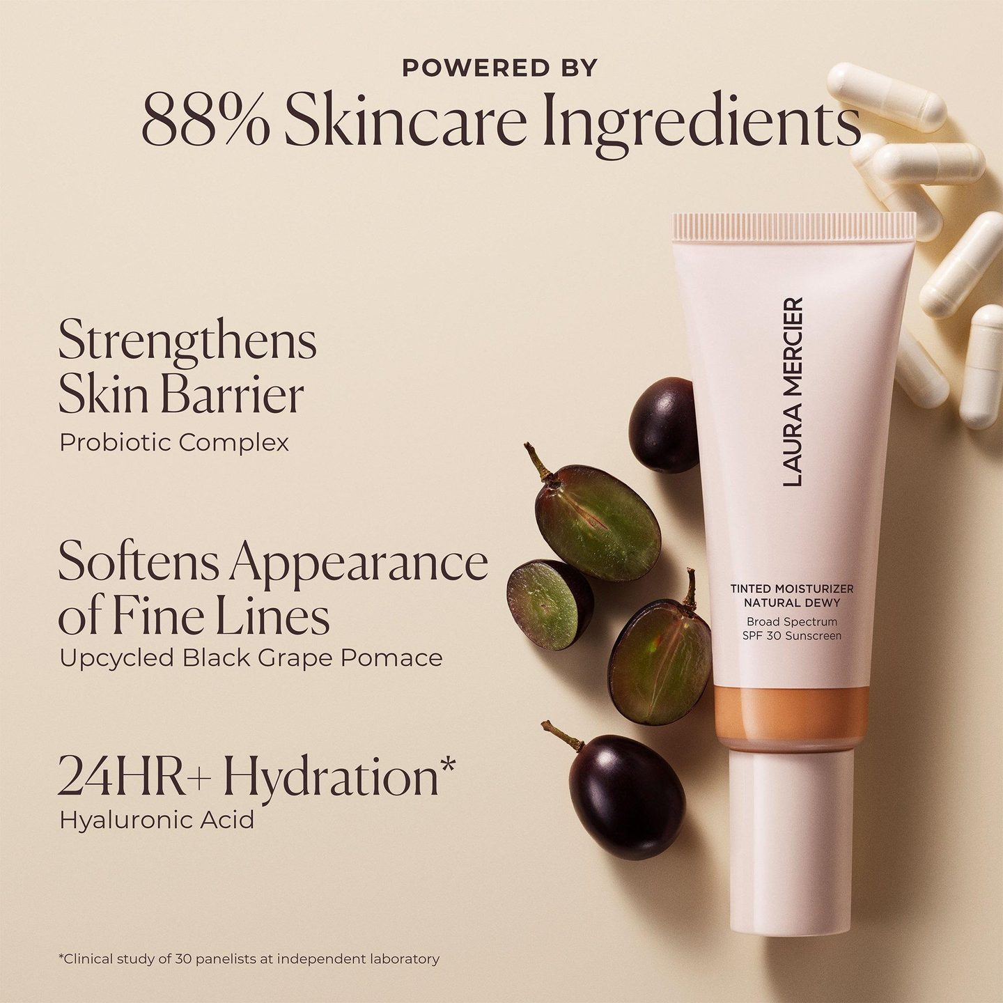 Мини-тональный увлажняющий крем с натуральным сиянием SPF 30 и гиалуроновой кислотой — фото 6