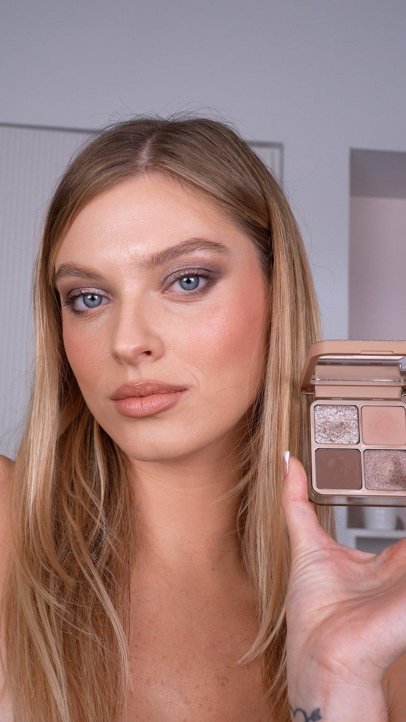 LUXE GLAM COMPACT Палитра теней для век Quad — фото 10