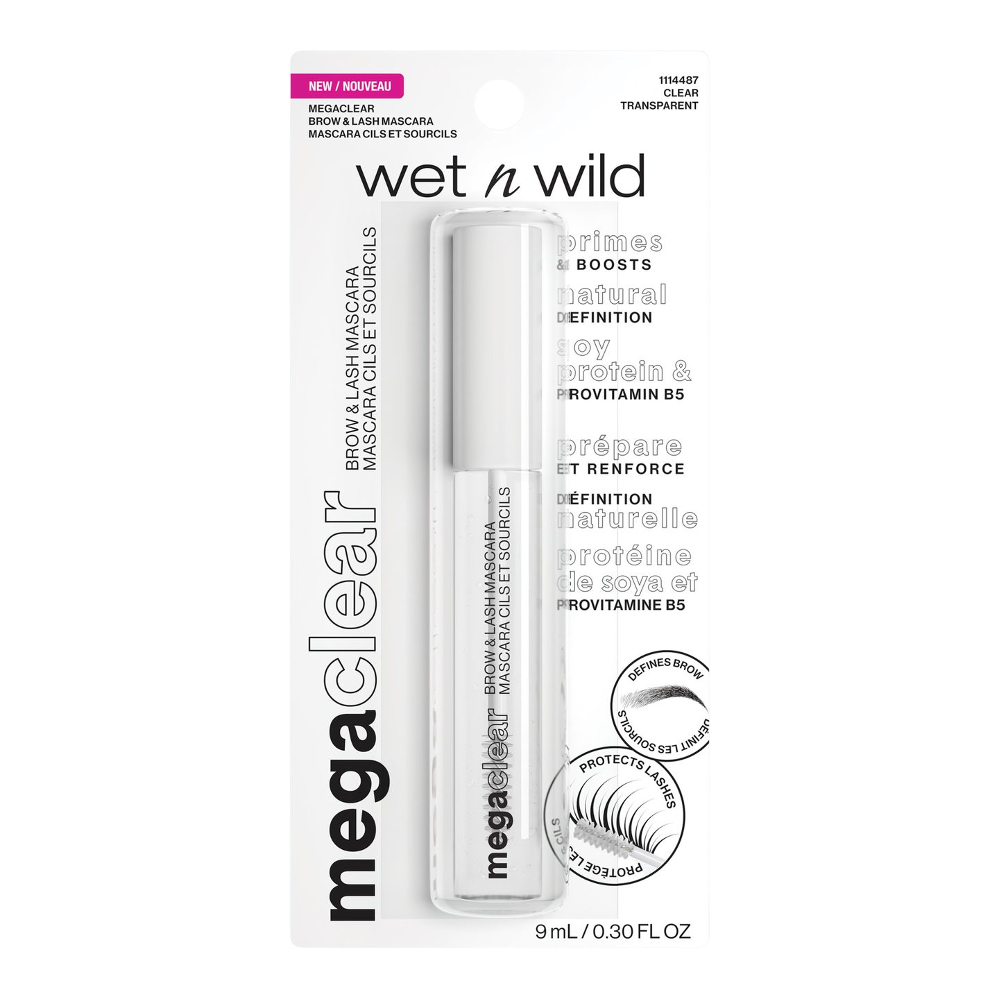 Прозрачная тушь для бровей и ресниц Mega Clear — фото 4