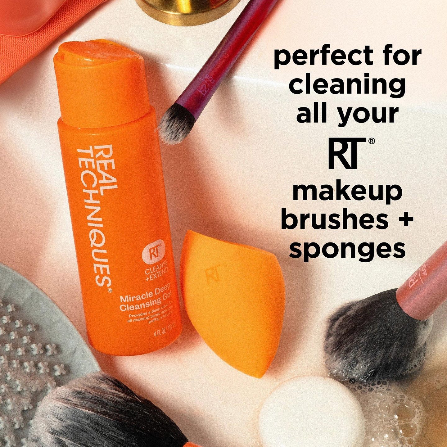 Гель для очищения кистей и спонжей Miracle Deep Brush + Sponge — фото 3