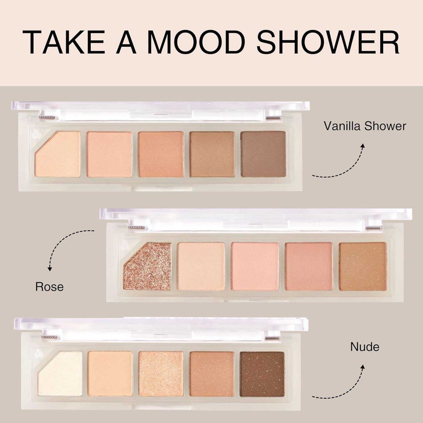 Палетка теней для век Mood Shower — фото 5
