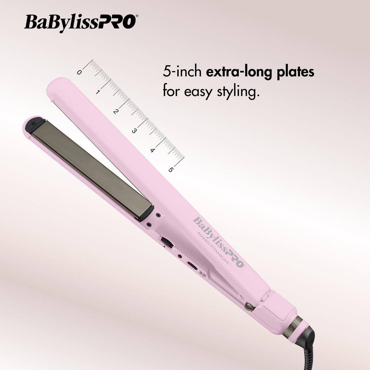Утюжок для волос BaBylissPRO Nano Titanium LE 1" — фото 6
