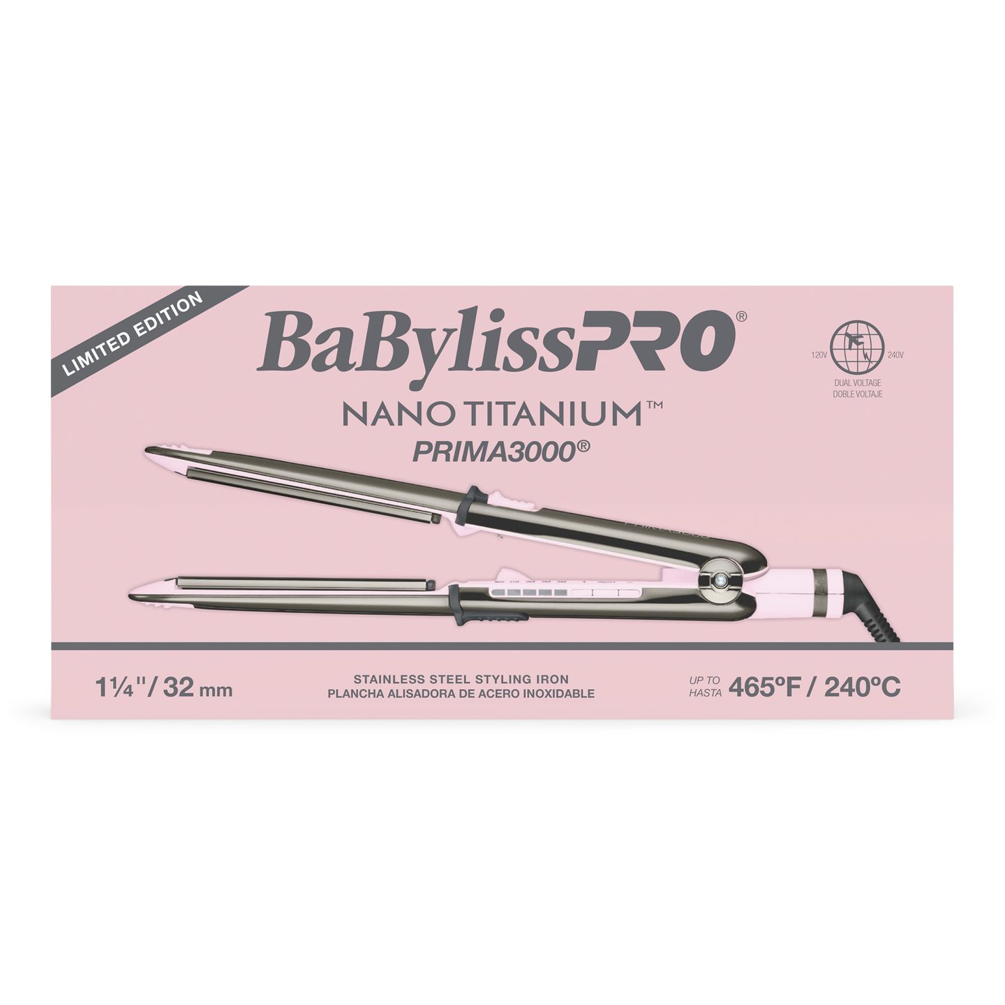 Выпрямитель BaBylissPRO Nano Titanium LE Prima 3000 1.25" — фото 8
