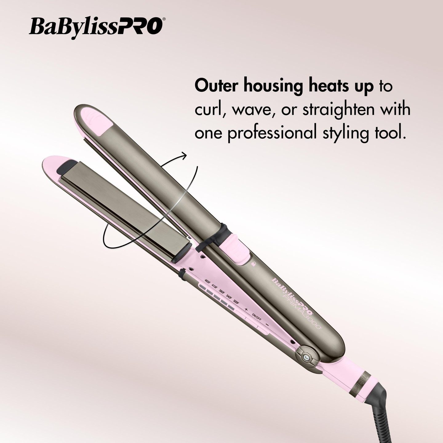 Выпрямитель BaBylissPRO Nano Titanium LE Prima 3000 1.25" — фото 6