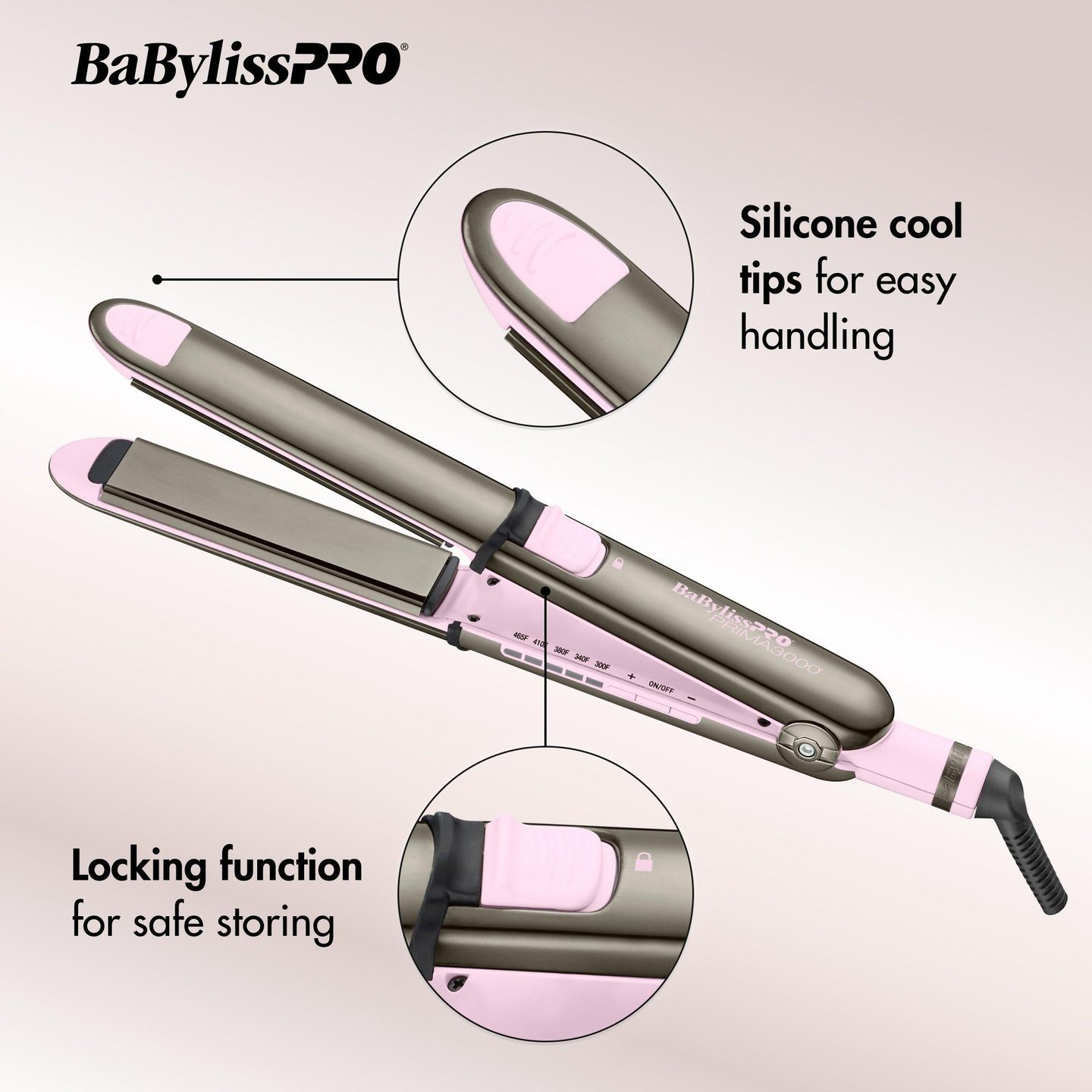 Выпрямитель BaBylissPRO Nano Titanium LE Prima 3000 1.25" — фото 7