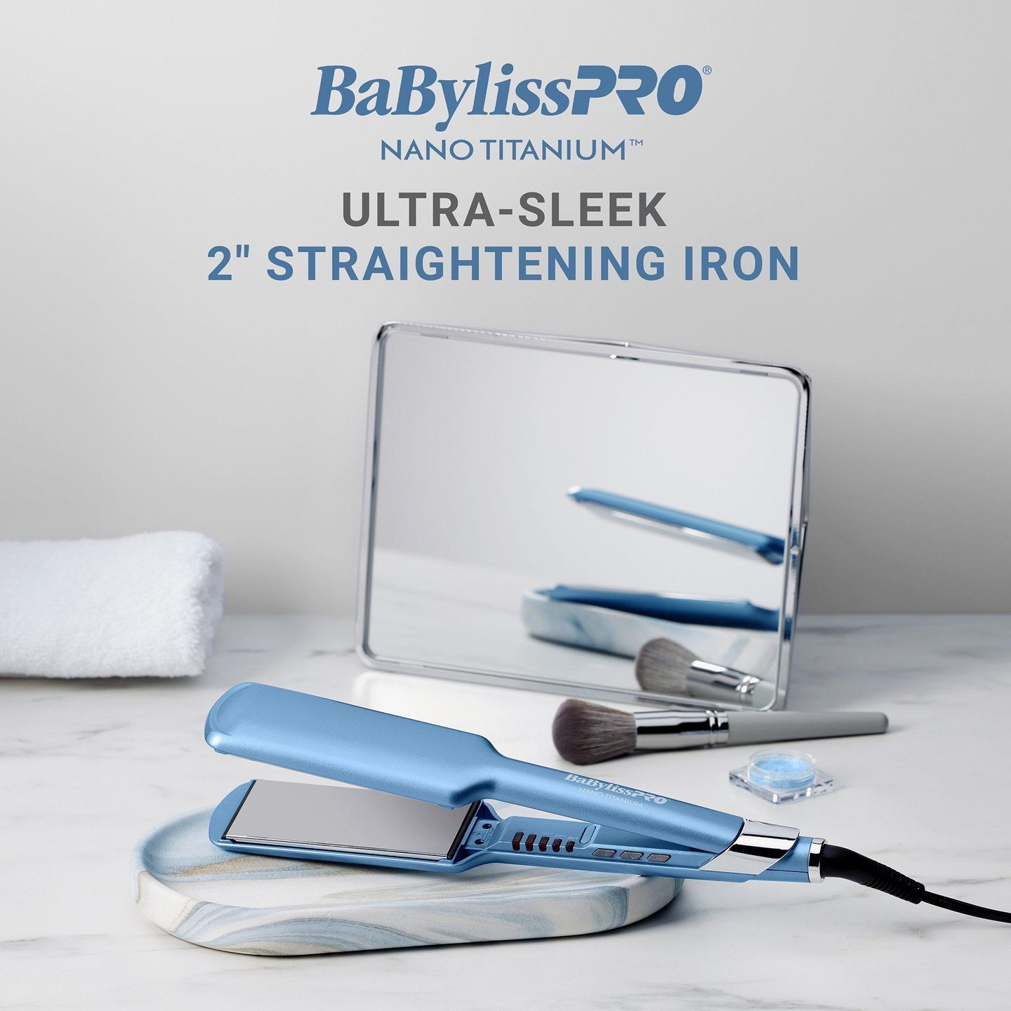 Утюжок для выпрямления волос BaBylissPRO Nano Titanium™ — фото 2