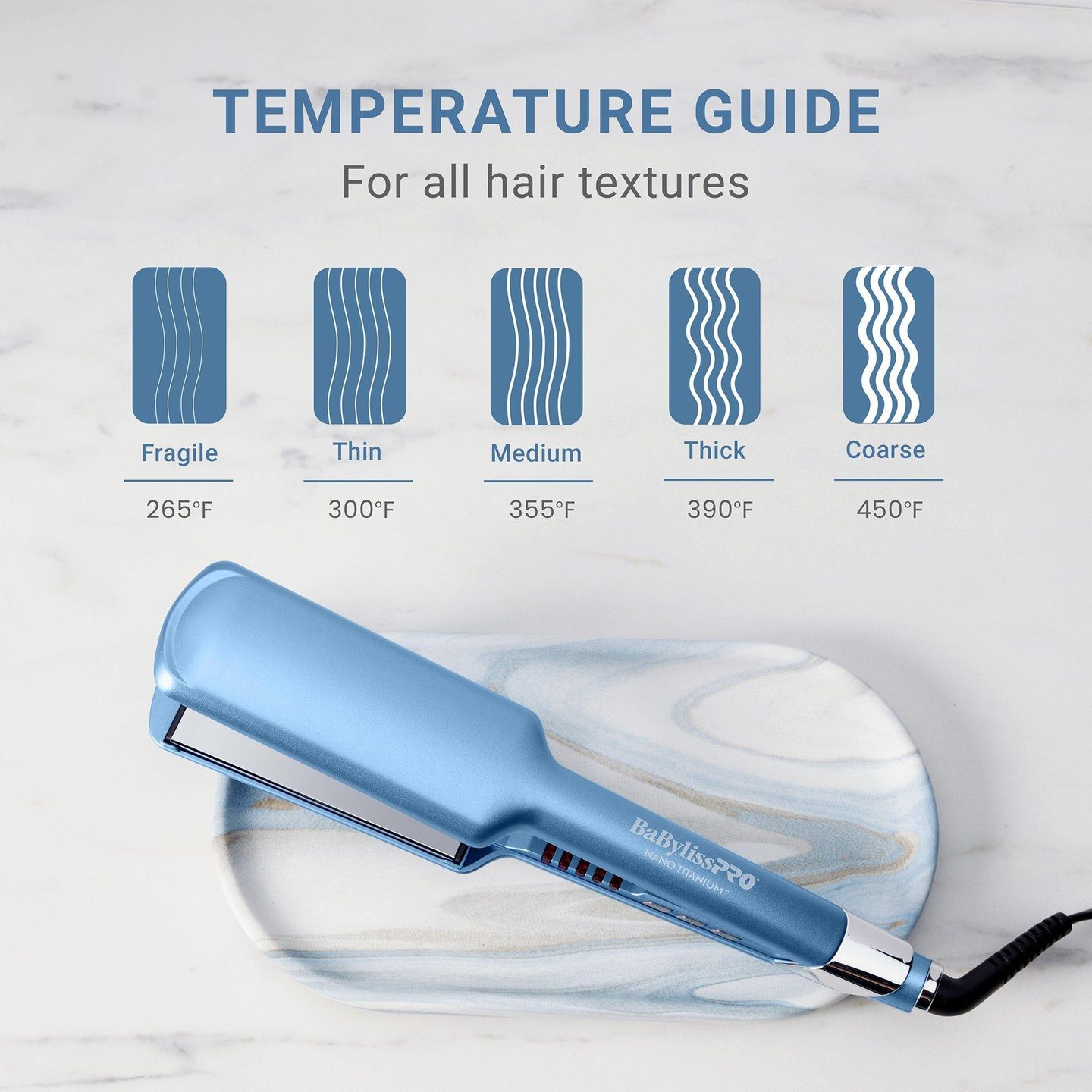Утюжок для выпрямления волос BaBylissPRO Nano Titanium™ — фото 4