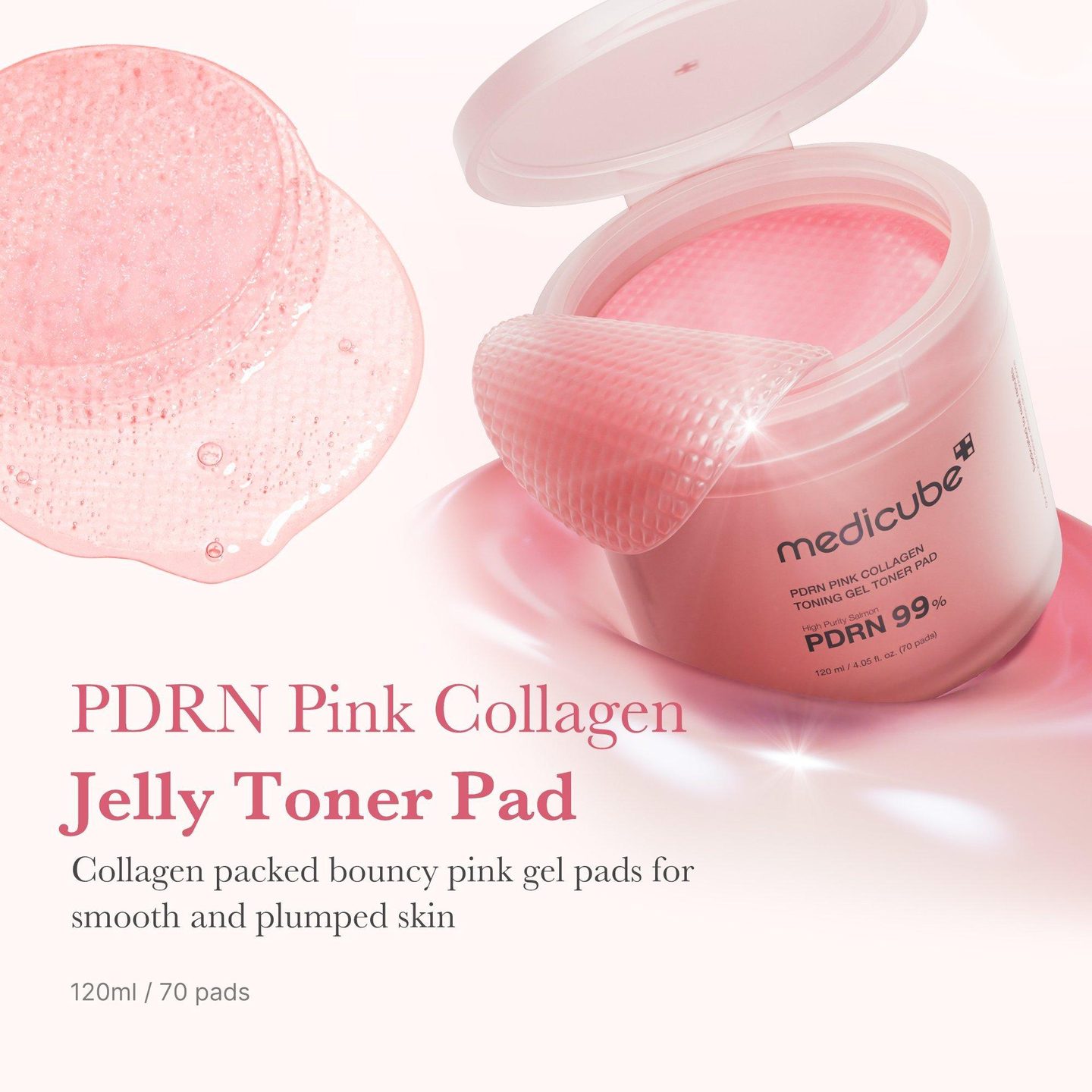 Тонер-пад с коллагеном PDRN Pink Collagen — фото 2
