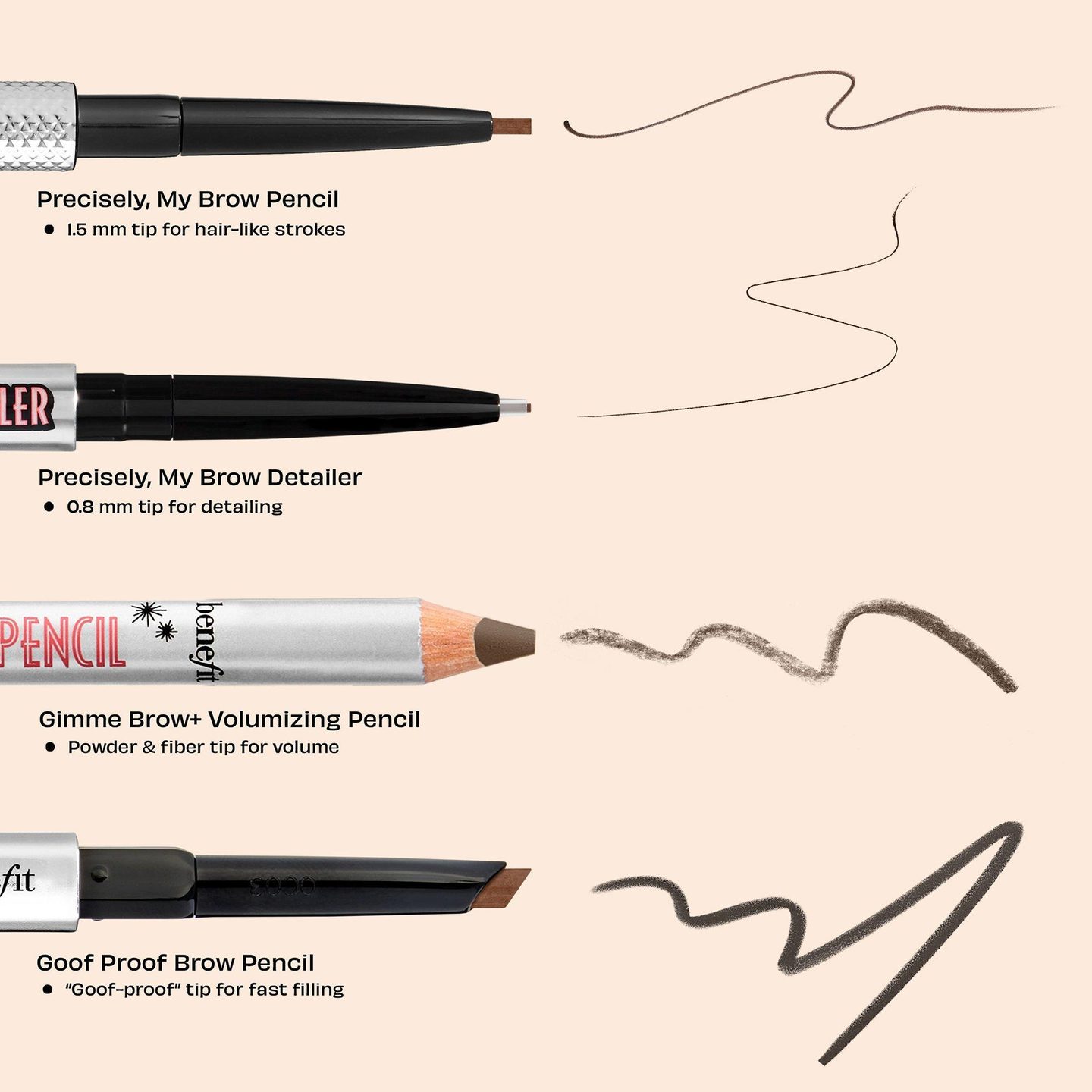 Водостойкий карандаш для бровей Precisely, My Brow Pencil — фото 9