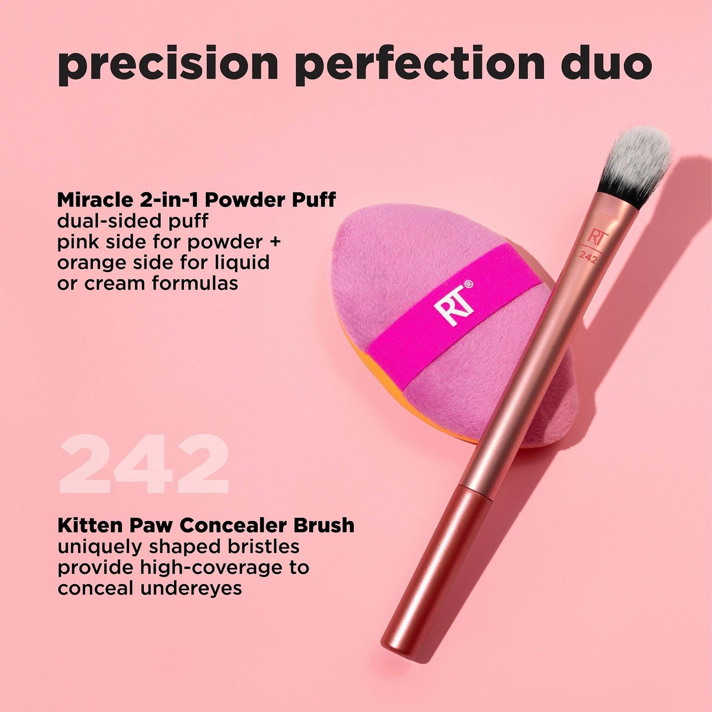 Комплект кисти и спонжа для макияжа Precision Perfection — фото 3