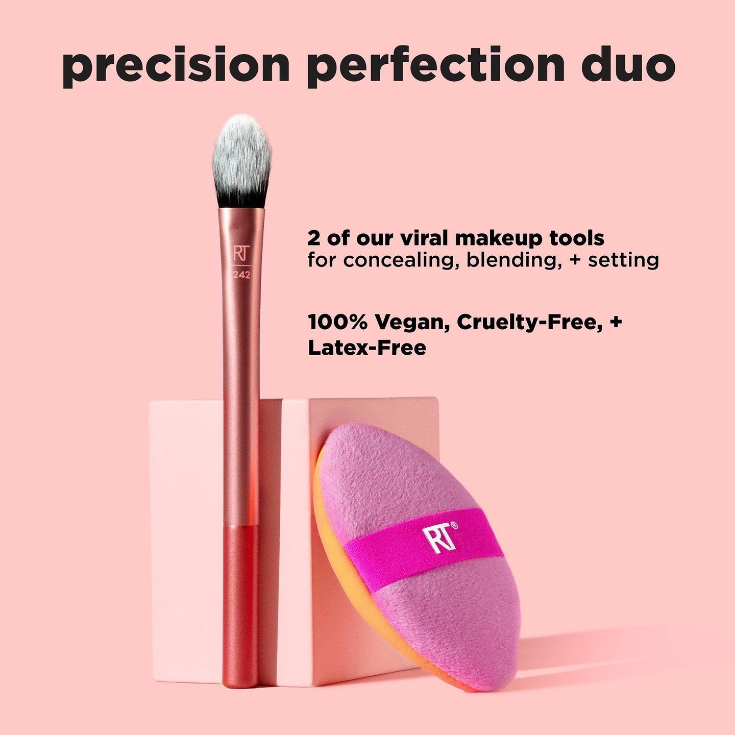 Комплект кисти и спонжа для макияжа Precision Perfection — фото 2