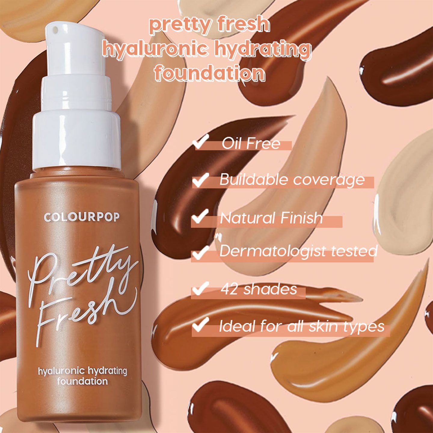 Увлажняющий тональный крем Pretty Fresh с гиалуроновой кислотой — фото 6