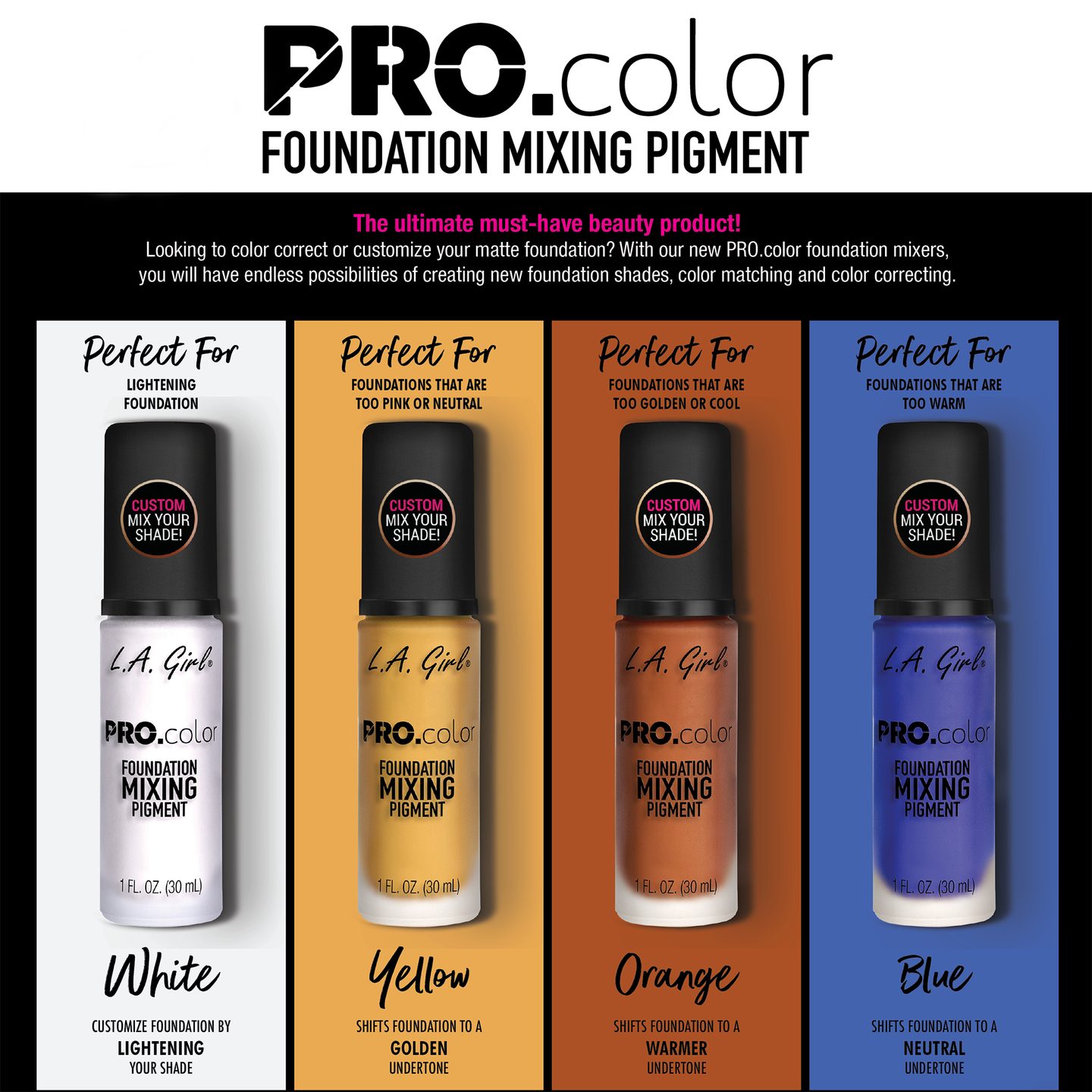 Пигмент для смешивания тонального крема PRO.color — фото 6