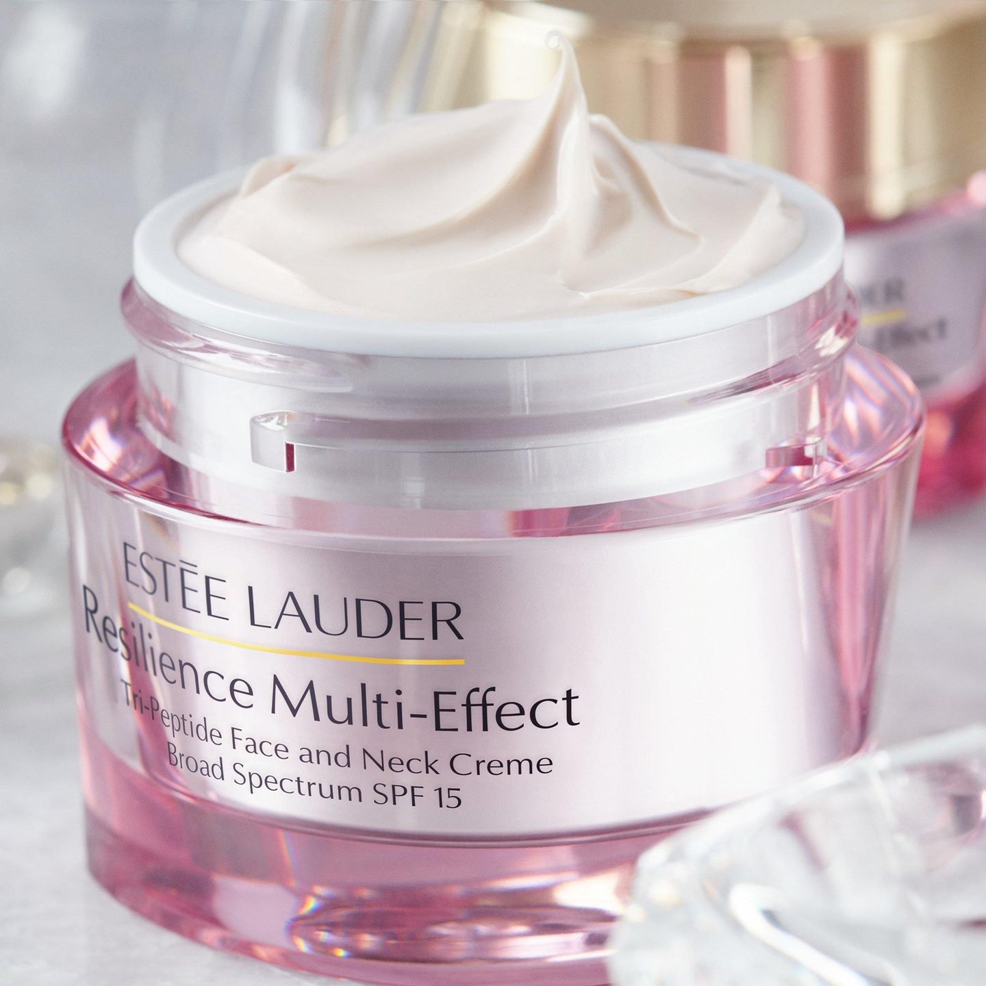 Крем для лица и шеи Resilience Multi-Effect с три-пептидами и SPF 15 — фото 4