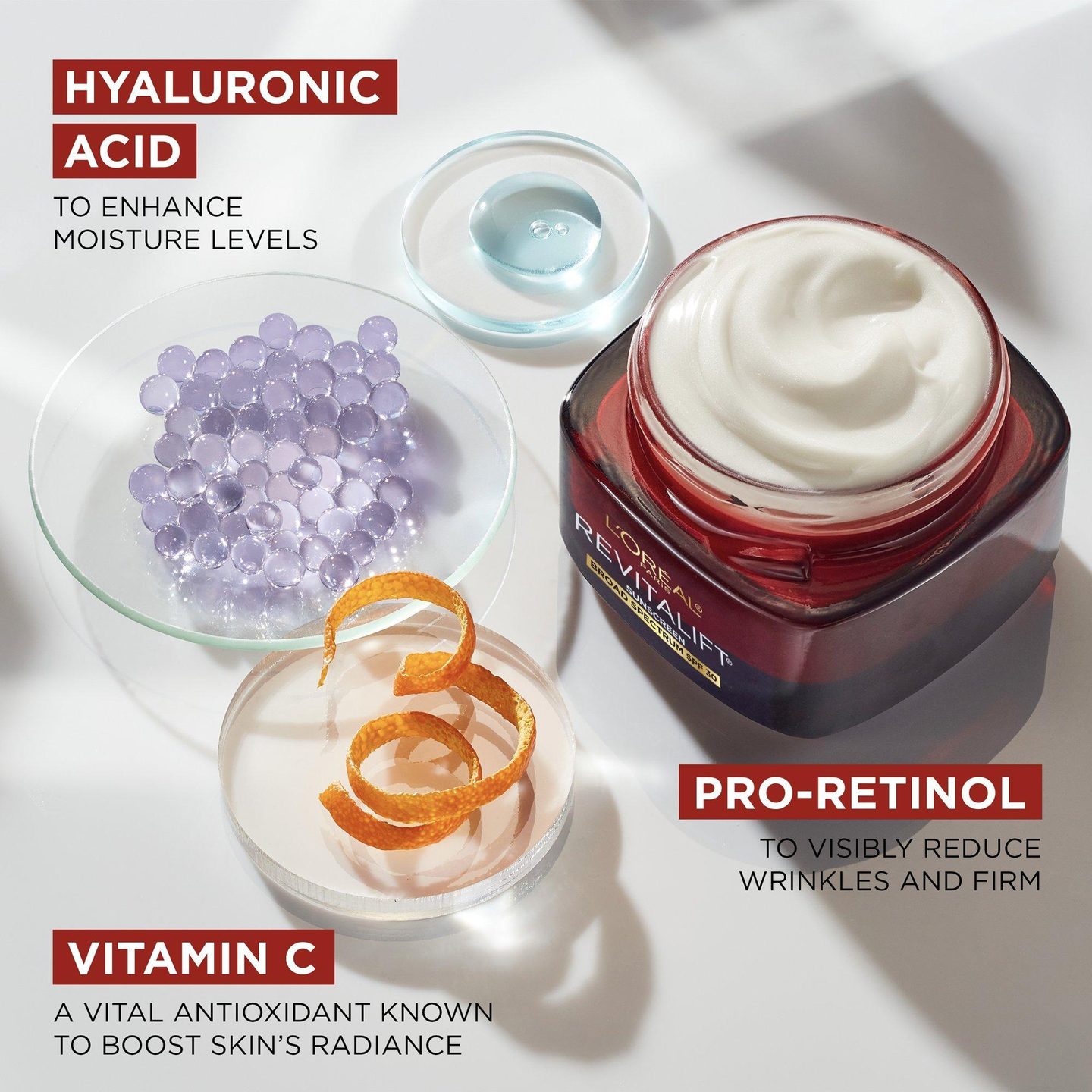 Увлажняющий крем для лица и шеи Revitalift Triple Power SPF 30 — фото 4