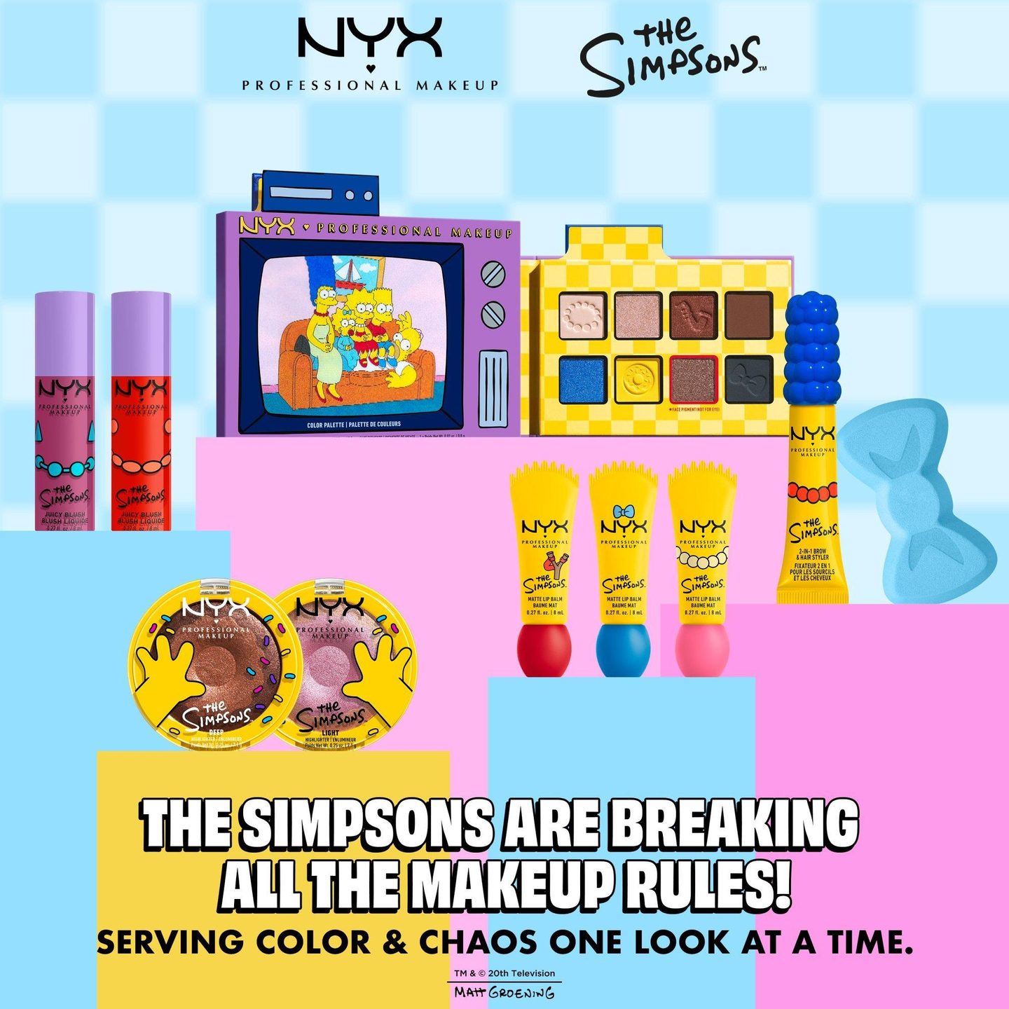 Губка для макияжа Simpsons Colab с бантом Мэгги — фото 3