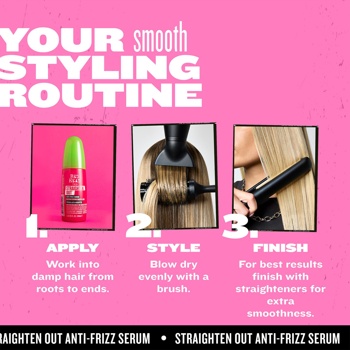 Сыворотка для выпрямления волос Straighten Out Anti Frizz — фото 5