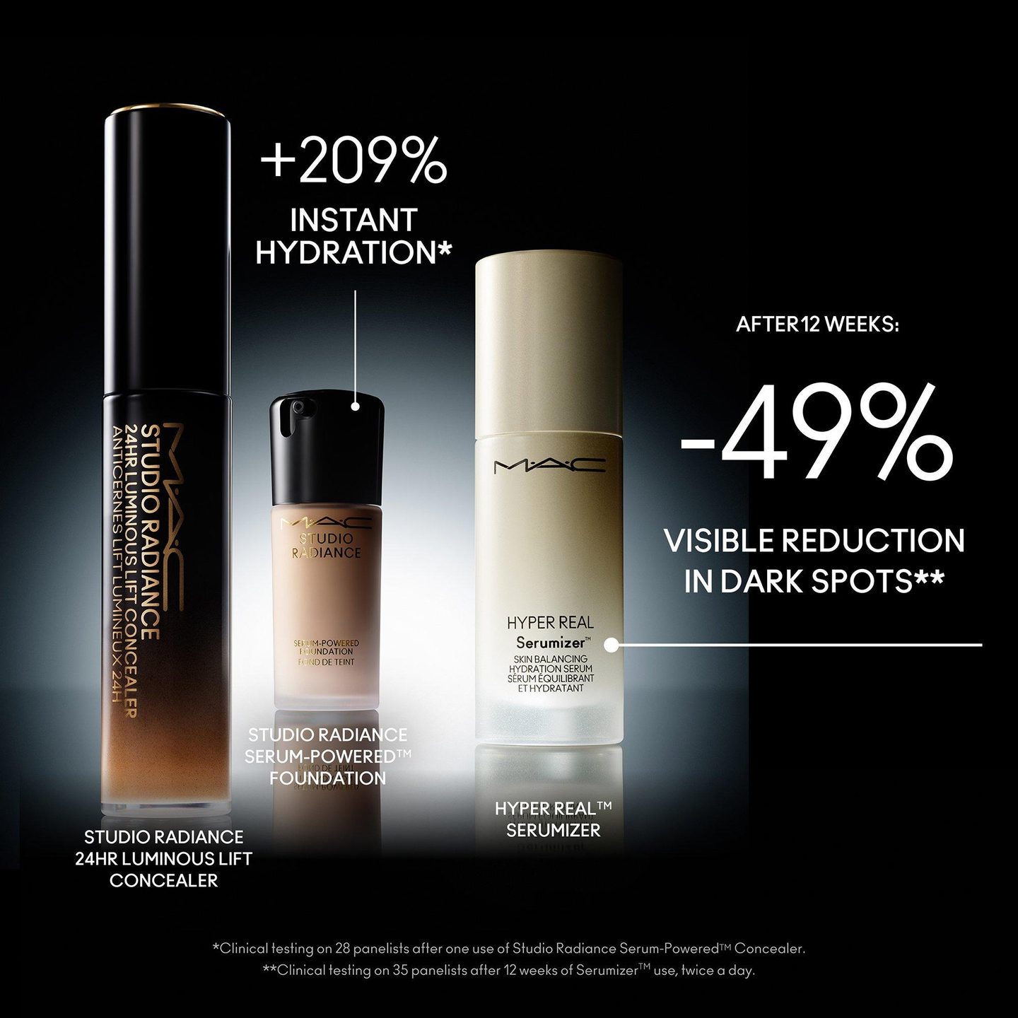Консилер Travel Size Studio Radiance 24ч Луминесцентный Лифтинг — фото 7