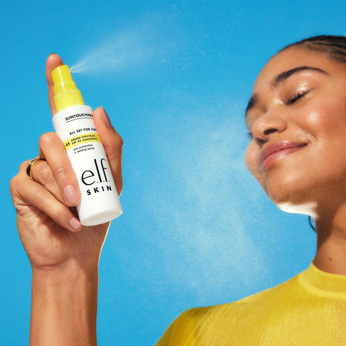 Спрей для фиксации макияжа с SPF 45 Suntouchable All Set for Sun — фото 5