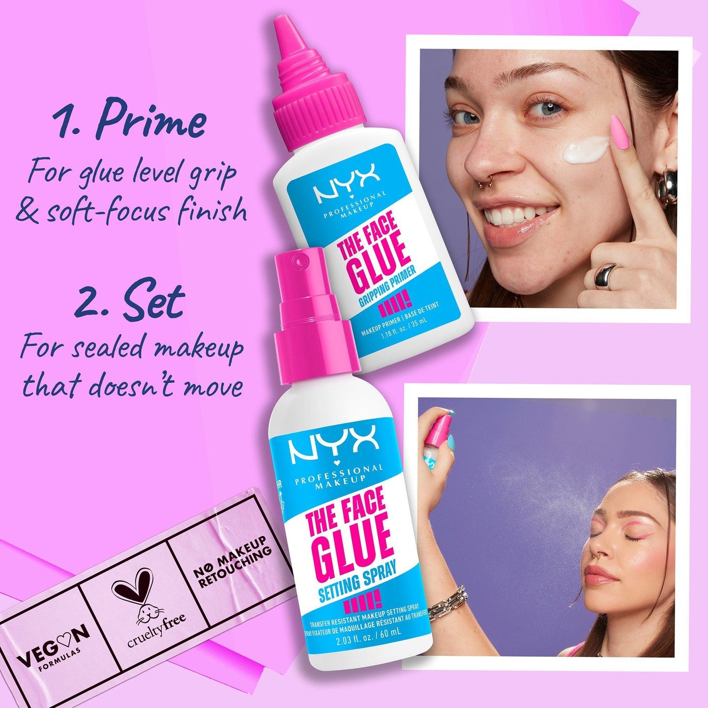 Спрей для фиксации макияжа The Face Glue — фото 8