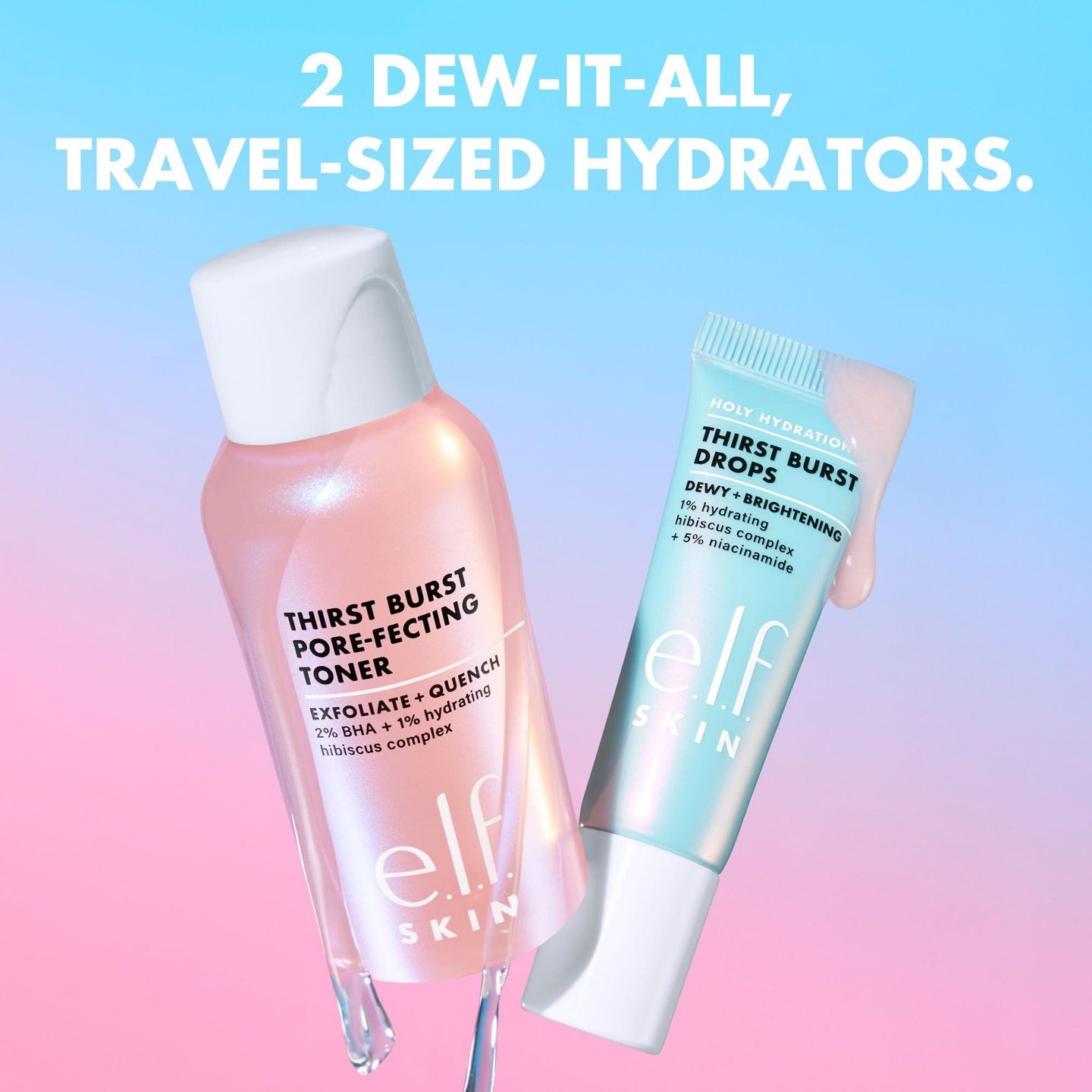 Набор для увлажнения и сияния Thirst Burst Dew-O Dewy + Smooth — фото 6