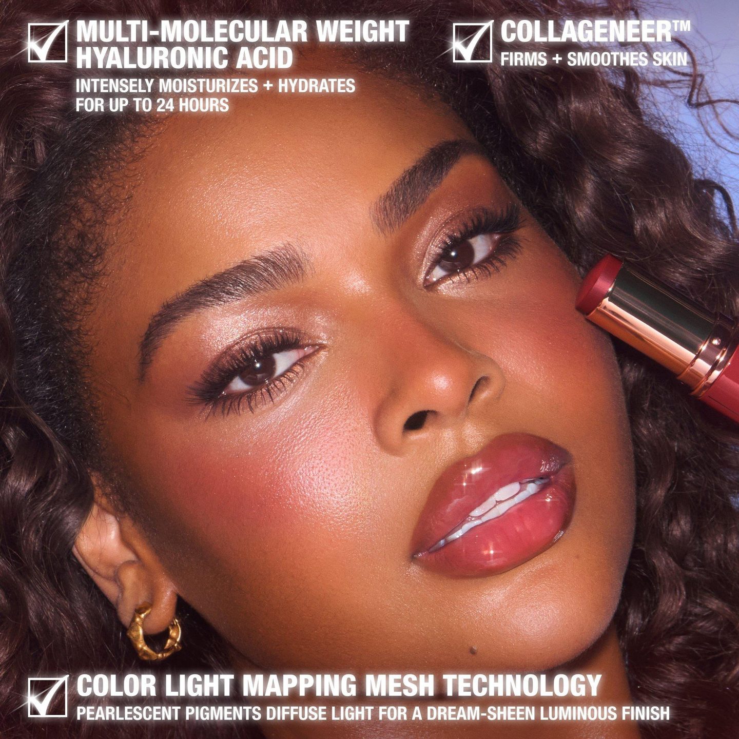 Стик для губ и щек Unreal Lip + Cheek Glow Blush — фото 6