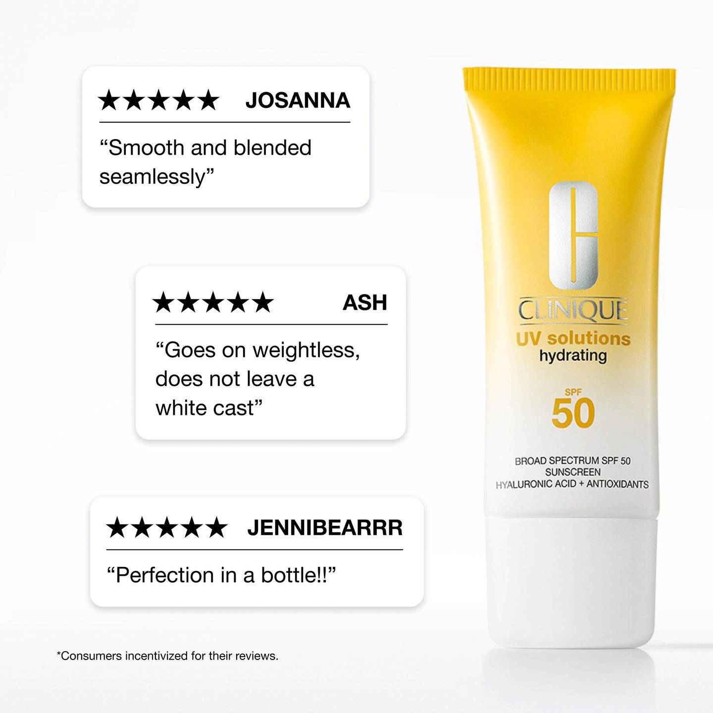 Увлажняющий солнцезащитный крем SPF 50 с гиалуроновой кислотой — фото 4