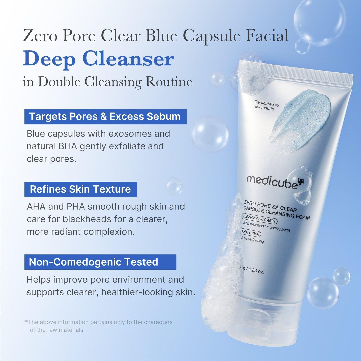 Глубокий очищающий гель для лица Zero Pore SA Clear Capsule — фото 2