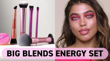 Набор кистей Big Blends Energy + Двусторонний спонж — миниатюра 8