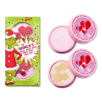 набор хайлайтеров colourpop x гринч change of heart