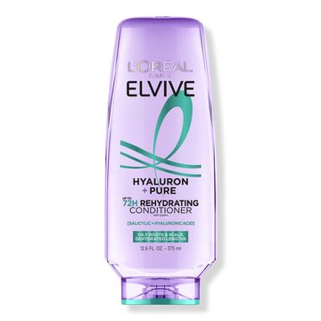 кондиционер elvive hyaluron pure 72h для восстановления влаги, для жирных волос