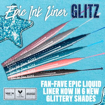 Водостойкий жидкий лайнер Epic Ink Glitz — миниатюра 9